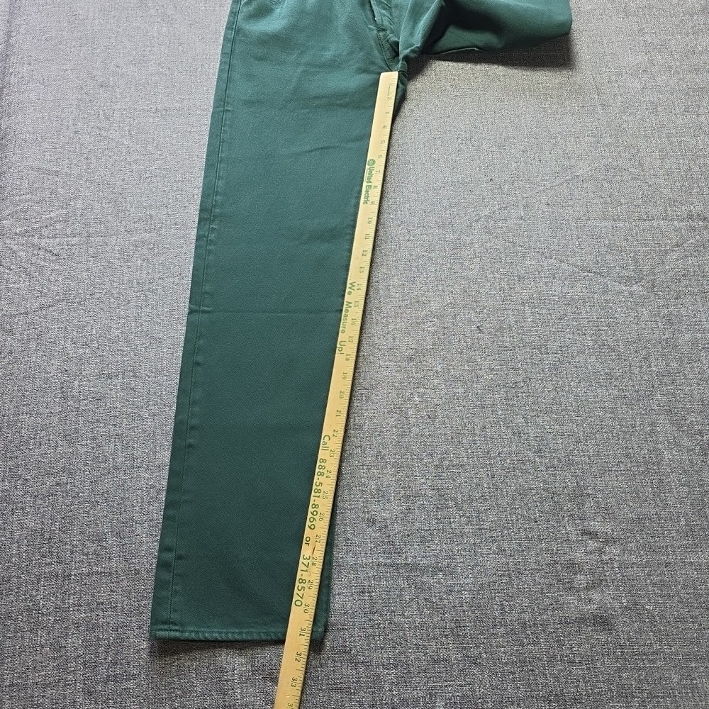 Levis 501 Original Fit Jeans Green 31x32 Straight Leg Button Fly Mens NWT - Picture 10 of 13